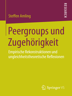 cover image of Peergroups und Zugehörigkeit
